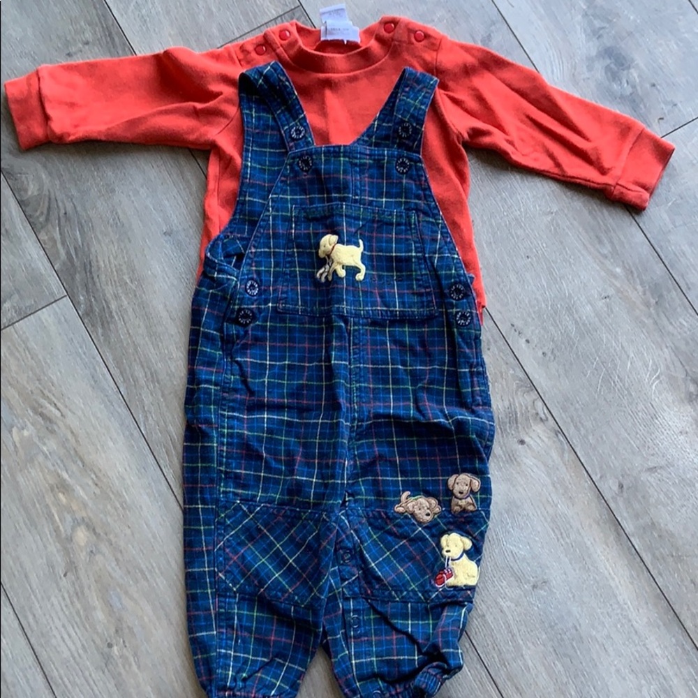Doggie Overall Outfit 12 months.